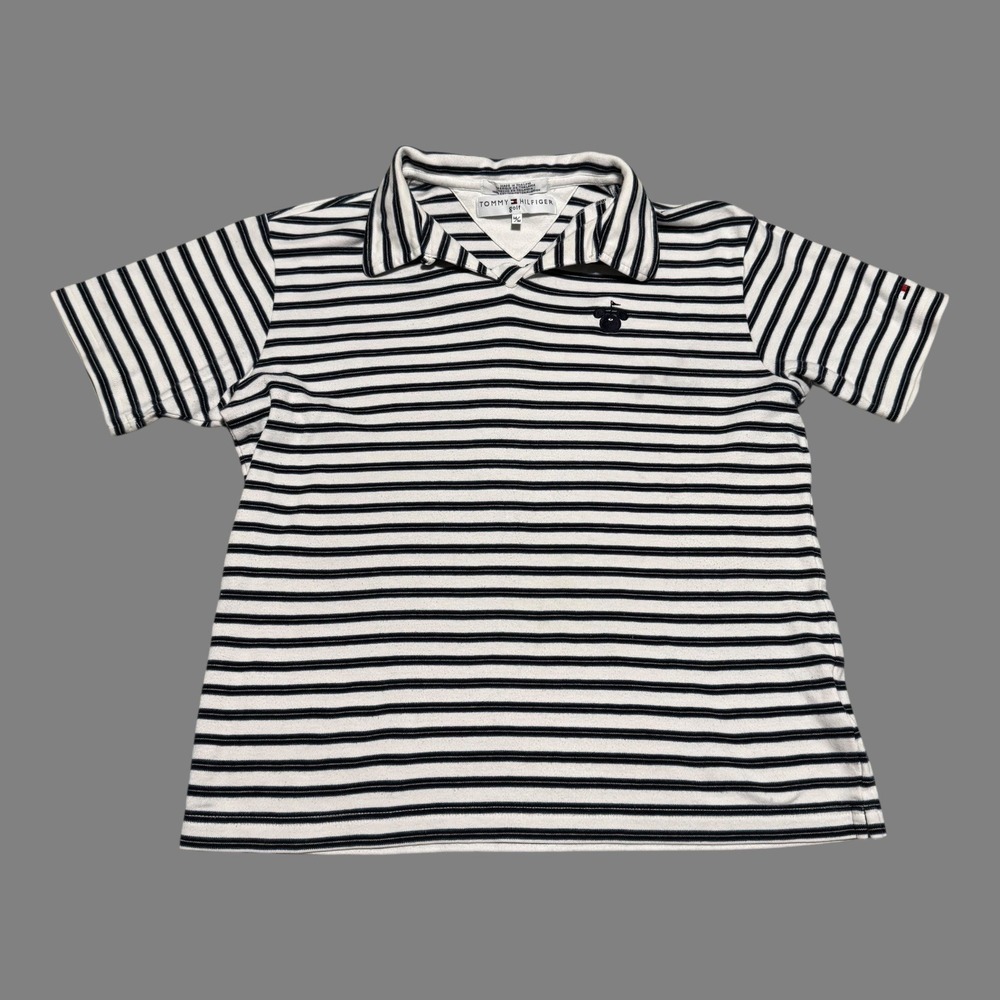 Tommy Hilfiger Golf Walt Disney World‎ Multicolor Striped Polo Shirt Women's M